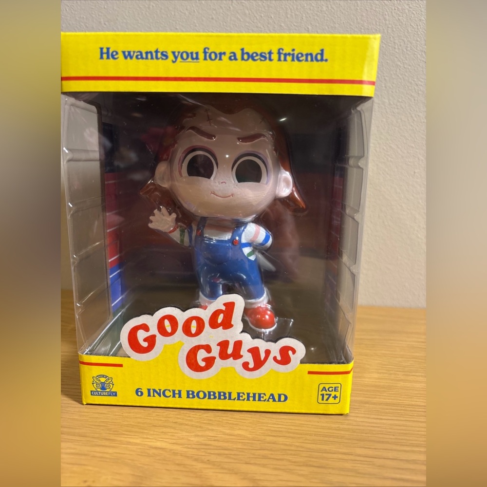 CHUCKY Good Guys Bobblehead Figure  Childs Play Culturefly NEW